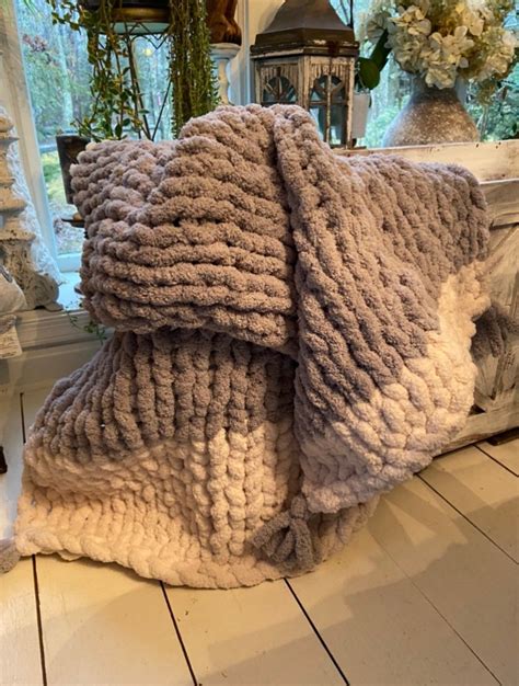 heavy chenille blanket.